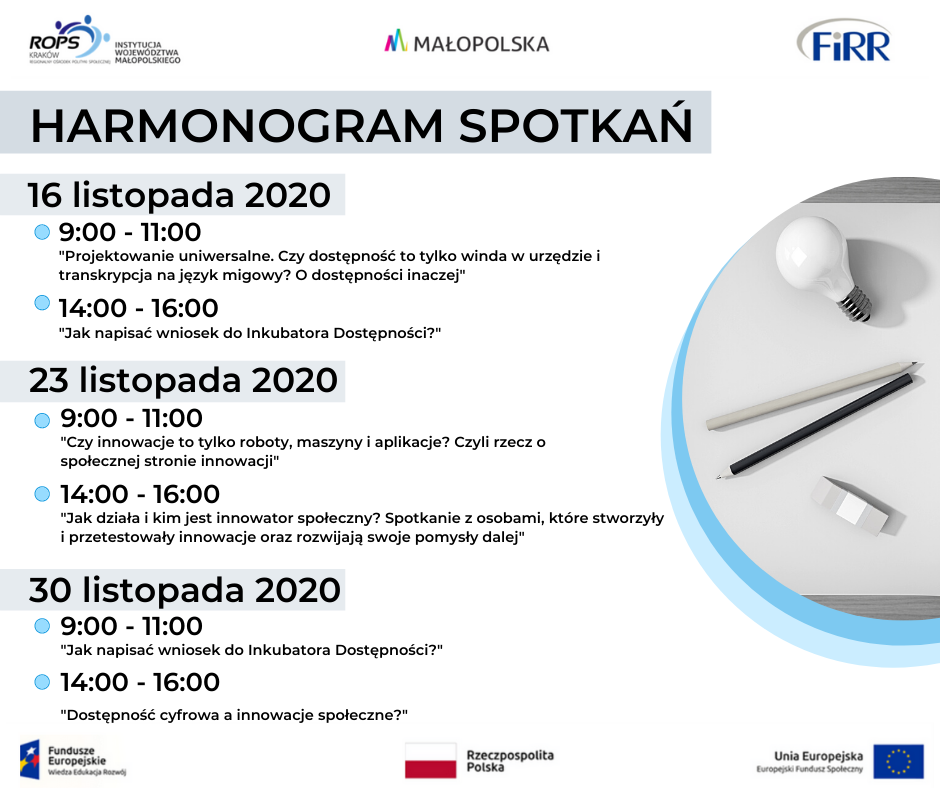 Zapraszamy na webinarium grafika harmonogram